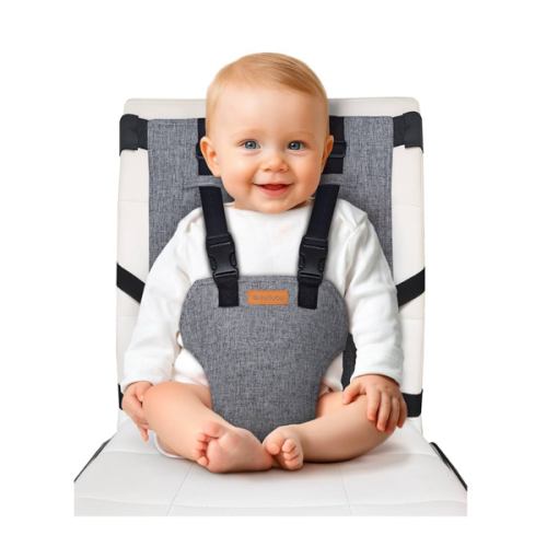 liuliuby Compact Travel High Chair | Portable High Chair for Baby | Baby Travel Essential Harness Seat | Must Haves for Vacations, Restaurants, Family Visits with Babies | Portable Highchair Seat