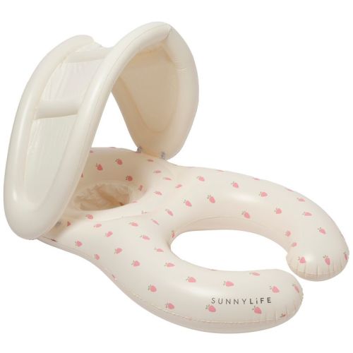 Sunnylife: Float Together Baby Seat, Strawberry Sunshine, Supportive Inflatable