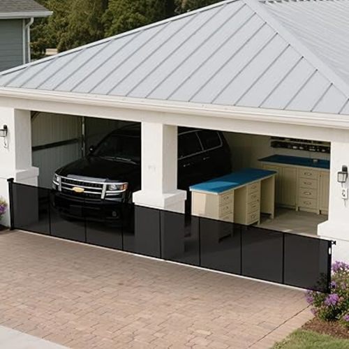 236 Inch Extra Wide Retractable Baby Gate,Mesh Baby Gate or Mesh Dog Gate,34" Tall,Child Safety Gate for Doorways, Stairs, Hallways, Indoor or Outdoor