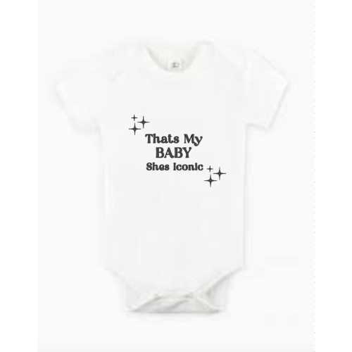 Thats My Baby Onesie; Tik Tok Onesie; Trendy Onesie; Justin Bieber Fan