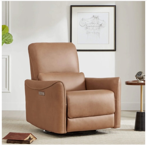 Tracee Modern Power Swivel Glider Recliner