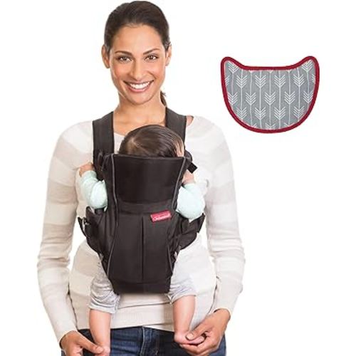 Infantino Swift Classic Carrier with Pocket, 2-Way Carry, Black