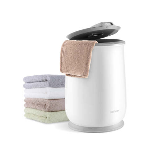 Towel Warmer Bucket With Auto Shut Off for Bathroom-Gray