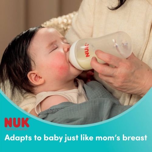 NUK Perfect Match Baby Bottle - Slow Flow - 5oz/3pk