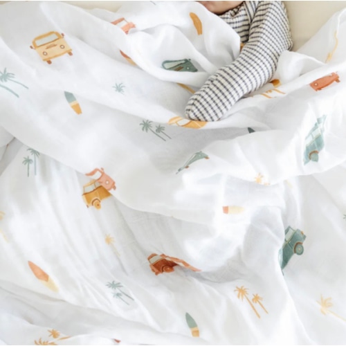 Bamboo Rayon Muslin Swaddle Blanket | Saranoni