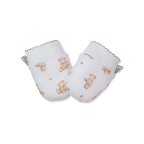 Teddy Bears Tan Mittens