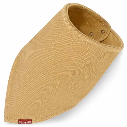 Rust Denim Three-Layer Kerchief Bib