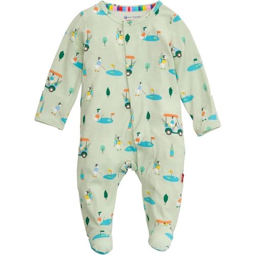Magnetic Me Boys Modal Magnetic Baby Footie Pajamas | Silky Soft Modal Fabric | Baby Sleepers Available in Sizes PRE - 24M
