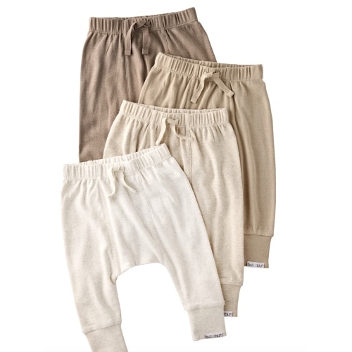 4-Pack Organic Jogger Baby Pants