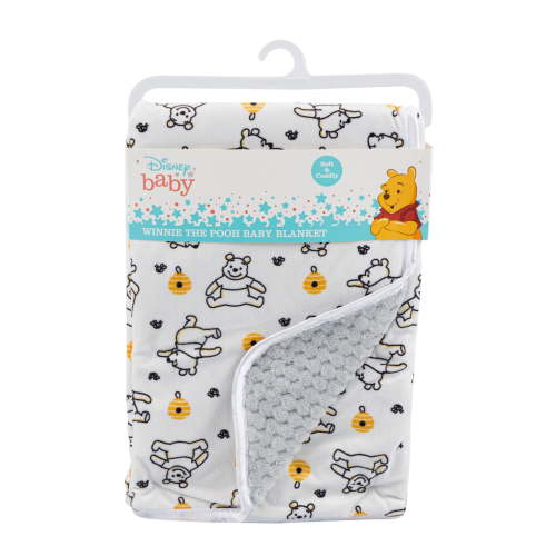 Winnie the Pooh Newborn Infant Baby Blanket- Soft & Cuddly, 30x40