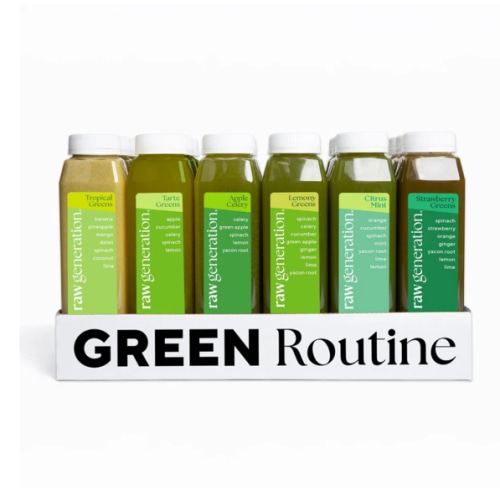 Green Routine® - Daily Detox Cold-Pressed Green Juices – Raw Generation