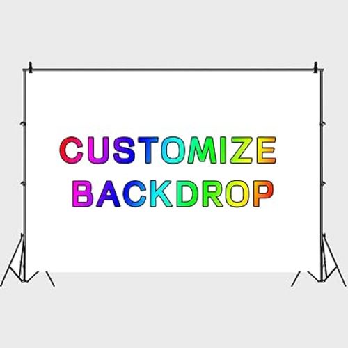 10x7ft Custom Backdrop Personalized Backdrops Personalized Customized Design Your Own Photos Picture Text Logo Kids Birthday Baby Shower Wedding Anniversary Home Decor Custom Banner