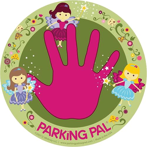 Car Magnet for Kids – Toddler Hand Magnet for Parking Lot Safety – Teaches Children to Wait Safely by the Car – Made in USA – Great for Autism & Special Needs – Fairies