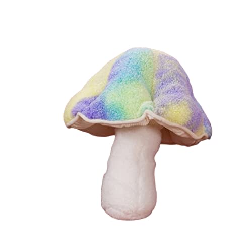 Mushroom Floor Pillow Sofa Cushion Home Decoration Reading Pillow (Purple, 32cm)