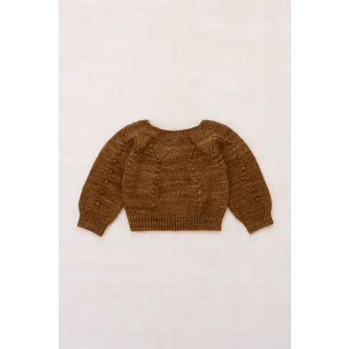 Baby Linear Popcorn Sweater – Misha & Puff