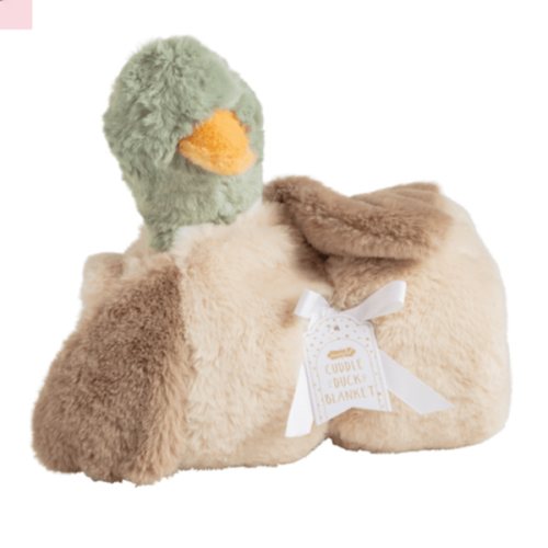 Experience Comfort with Plush Duck Blanket | Mud Pie