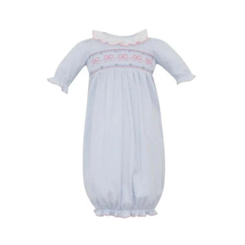 Light Blue Knit Bows Sac