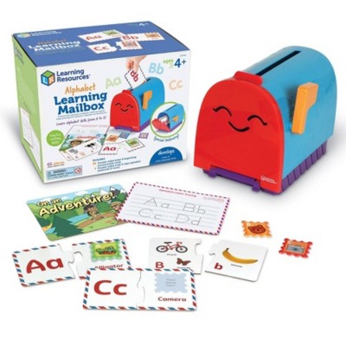 Learning Resources Alphabet Learning Mailbox: Preschool Reading & Writing Kit, Educational Focus on Letters