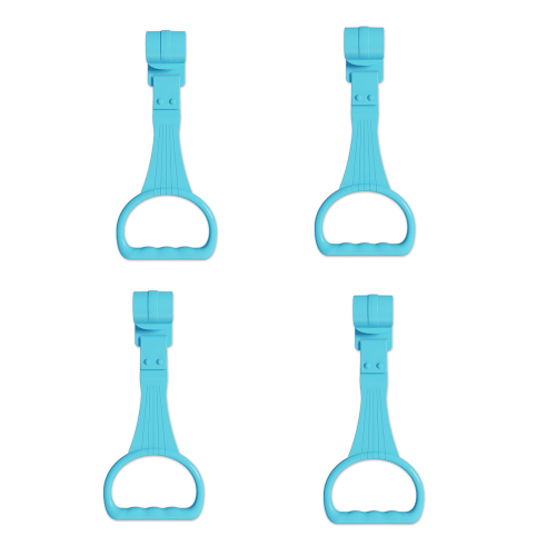 Baby Playpen Pull Up Rings Set of 4pcs for Early Walking Practice and Motor Skill Enhancement with Bright Color