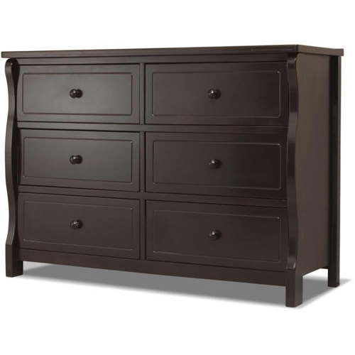 Sorelle Princeton Elite Double Dresser - Espresso