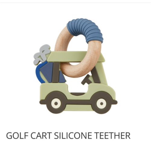 Golf Cart Silicone Teether | Mud Pie