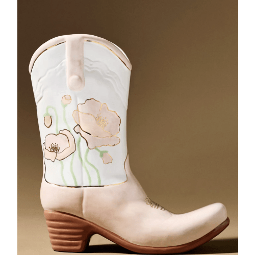Cowboy Boot Vase - PINK