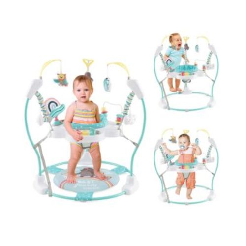 Baby Stationary Activity Center Infant Jumper with Removable Foot Pad