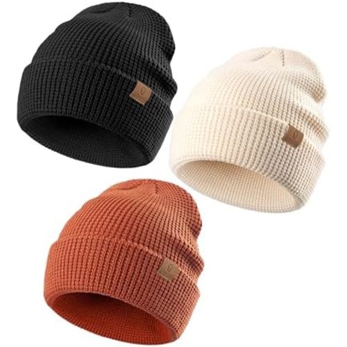 QEUOYSS Baby Beanie Toddler Infant Winter Hat for Kids Boys Girls Knit Warm
