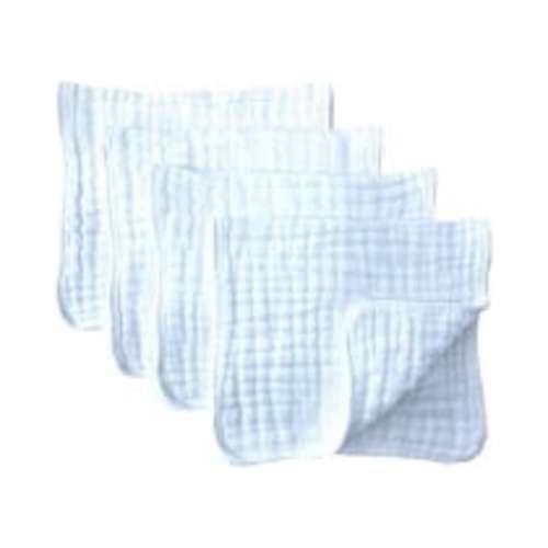Synrroe Muslin Burp Cloths - White