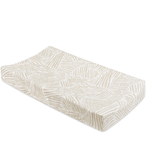 Quilted Changing Pad Cover In GOTS Certified Organic Muslin Cotton