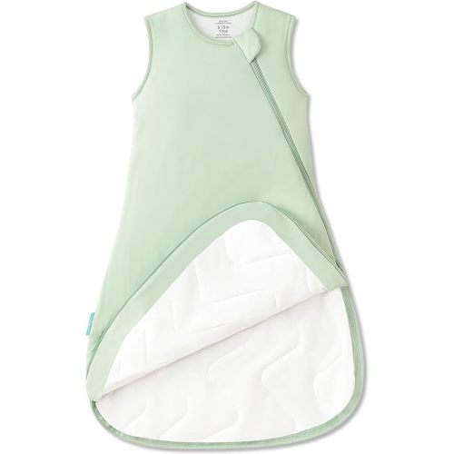 PurComfy Supersoft Sleep Sack 1.0 TOG, Premium Bamboo Viscose Baby Sleeping Bag 2-Way Zipper Sleep Sack Baby Wearable Blanket