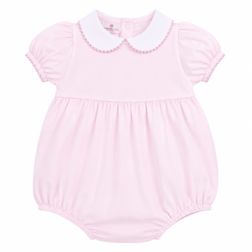 Essentials Collared Ruffled Bubble - Pink