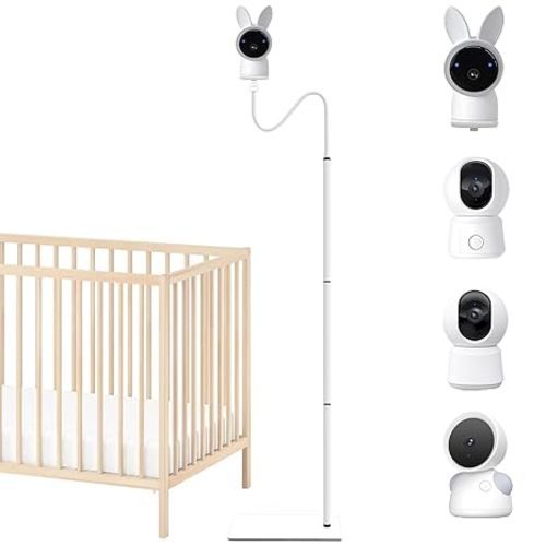 Floor Baby Cameras Monitor Mount Stand Compatible with ARENTI 2K/A4/1M/3QM/P2Q/B2/P2F /D3 Baby Camera Adjustable Baby Monitor Stand Holder (68.7 inch/Camera Not Included)