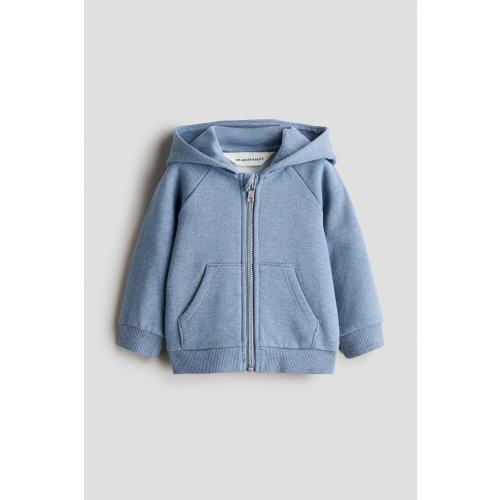 (1-2mo) Dusty blue Hooded Jacket for kids | H&M US