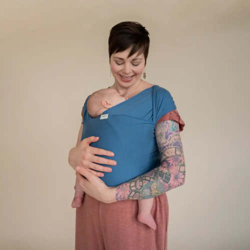 Sky Baby Wrap Carrier | hope&plum Baby Carriers | Newborn