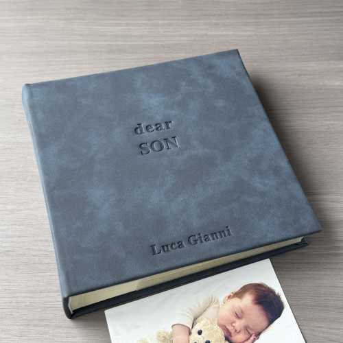Personalised Baby Photo Album, Baby Girl Gift for New Parent, Baby&#39;s First Year Photo Book, Baby Boy Keepsake Album, for 4x6/5x7 photos