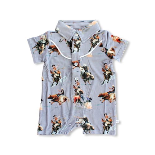 Laredo Short Sleeve Collared Shortalls