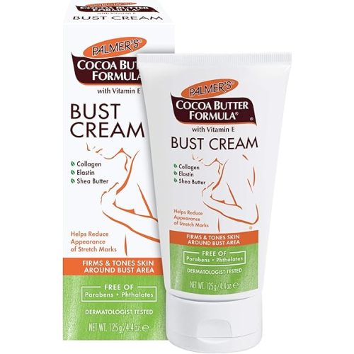 Palmer's Cocoa Butter Formula Bust Cream for Pregnancy Skin Care with Vitamin E, 4.4 oz. (Pack of 3)