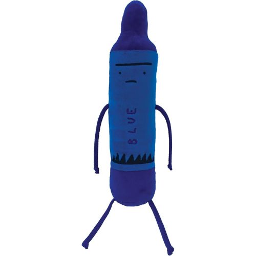 MerryMakers The Day the Crayons Quit Blue Plush Toy, 12-Inch