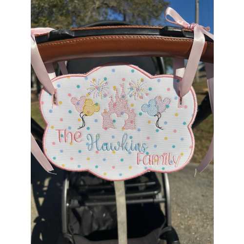 Stroller tag- Park stroller tag- Family stroller tag