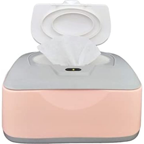 Baby Wet Wipe Warmer, Dispenser, Holder and Case - Easy Press On/Off Switch, Only Available at Amazon