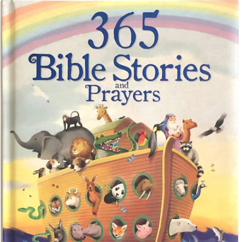 365 Bible Stories and Prayers Padded Treasury - Gift for Easter, Christmas, Communions, Baptism, Birthdays (Little Sunbeams)