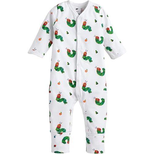 monica + andy On the Go Baby One Piece, 100% Organic Baby Clothes for Girls & Boys, Sizes For Preemie, Newborn, & Infant