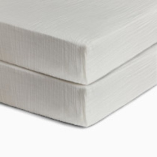 Soundly Organic Cotton Muslin Crib Sheet (2 Pack) - Snow White