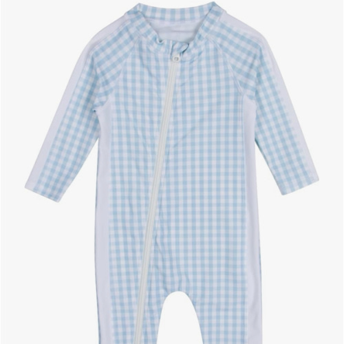 SwimZip Boys' Long-Sleeve UPF 50+ Swimsuit for Baby, Toddler, & Little Boys