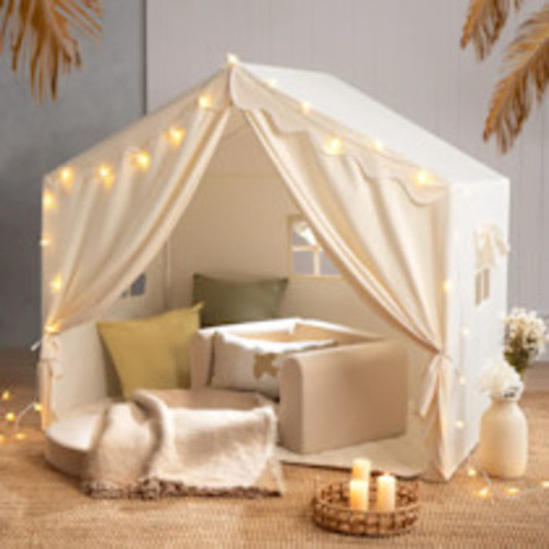 Tiny Land Indoor Kids Tent - Large Tent With Star Lights