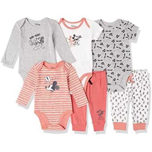 Amazon Essentials Disney | Marvel | Star Wars Unisex Babies' 6-Piece Outfit Set, Pack of 6