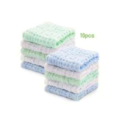 SHEIN Muslin Baby Washcloths