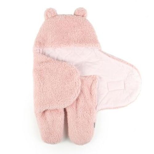 Tadpoles Tadpoles Super Soft Plush Swaddle Wrap - 100% Microfiber Plush Polyester Faux Shearling | Soft, Smooth & Durable - Blush