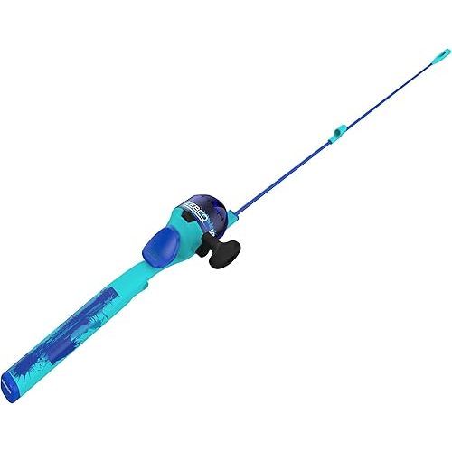Zebco Youth 29-Inch Floating Spincast Reel and Fishing Rod Combo, Size 20 Reel, Pre-Spooled with 6-Pound Cajun Line